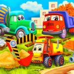 12oz Kids Construction Water Bottle
